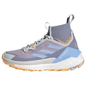 ADIDAS TERREX Športová obuv 'Free Hiker 2.0'  sivá / modrofialová / strieborná / biela