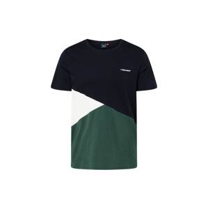 Ragwear Tričko 'KERYAN'  námornícka modrá / zelená / biela