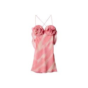 MANGO Kokteilové šaty 'Tye'  béžová / ružová