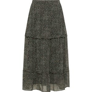 DreiMaster Vintage Sukňa  hnedá / zelená / čierna / biela
