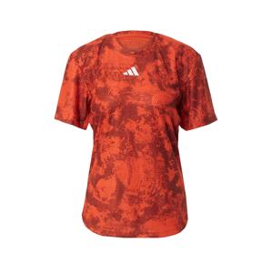 ADIDAS PERFORMANCE Funkčné tričko 'Paris Heat.Rdy Freelift'  červená / vínovo červená / biela
