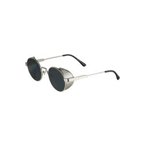 Pull&Bear Slnečné okuliare  čierna / strieborná