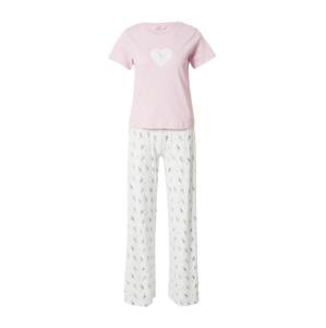 Boux Avenue Pyžamo  ružová / čierna / biela