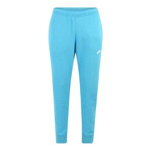 Nike Sportswear Nohavice  nebesky modrá / biela