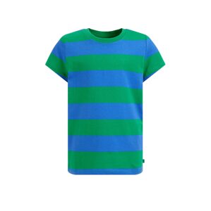 WE Fashion Tričko  modrá / zelená