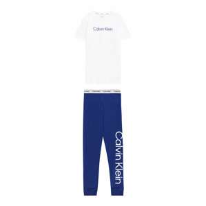 Calvin Klein Underwear Pyžamo  kráľovská modrá / čierna / biela