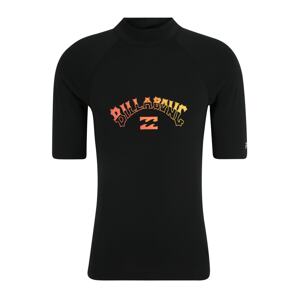 BILLABONG Funkčné tričko 'ARCH'  tmavožltá / lososová / čierna / biela