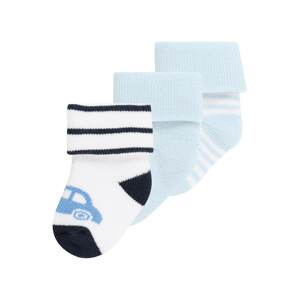 STERNTALER Ponožky  námornícka modrá / pastelovo modrá / biela