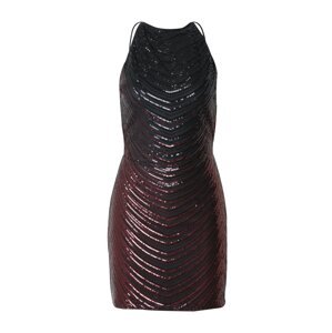 AMY LYNN Kokteilové šaty 'Rhi Rhi'  karmínovo červená / čierna