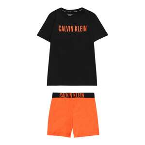 Calvin Klein Underwear Pyžamo 'Intense Power'  oranžová / čierna