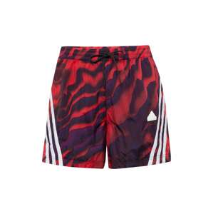 ADIDAS SPORTSWEAR Športové nohavice  tmavofialová / červená / čierna / biela