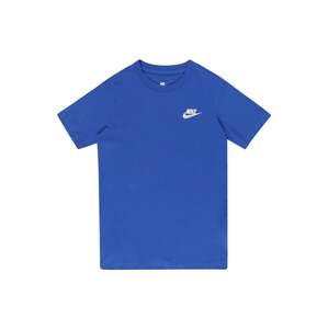 Nike Sportswear Tričko 'FUTURA'  kráľovská modrá / biela