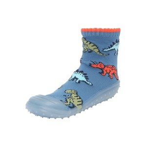 STERNTALER Ponožky 'Dinos'  dymovo modrá / vodová / olivová / jasne červená