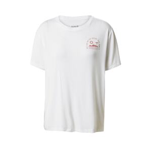 Hurley Funkčné tričko 'BRIGHT SIDE'  hrdzavohnedá / čierna / prírodná biela