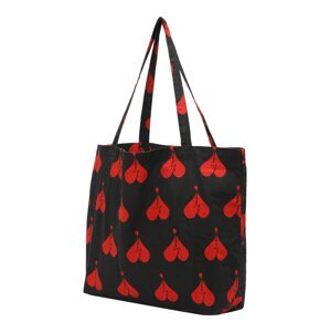 AllSaints Shopper 'SPLIT HEART'  červená / čierna