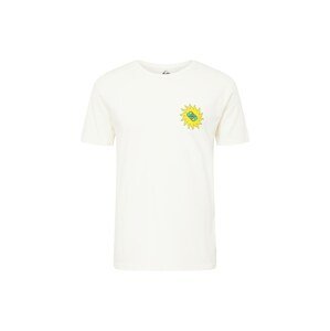 QUIKSILVER Funkčné tričko 'PLANET POSITIVE'  tyrkysová / žltá / svetločervená / vaječná škrupina