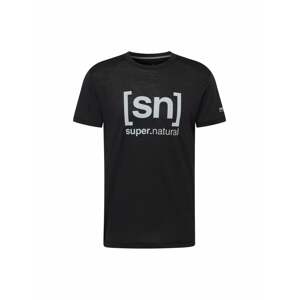 Super Natural Funkčné tričko  svetlosivá / čierna