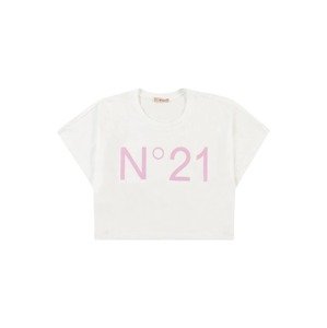 N°21 Tričko  ružová / biela