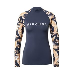 RIP CURL Funkčné tričko  krémová / piesková / námornícka modrá