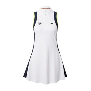 Lacoste Sport Športové šaty  béžová / tmavomodrá / neónovo zelená / biela