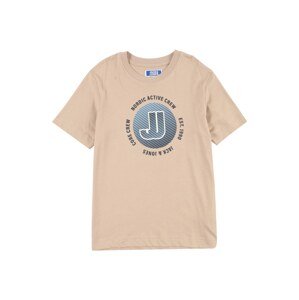 Jack & Jones Junior Tričko  svetlobéžová / dymovo modrá / čierna / biela