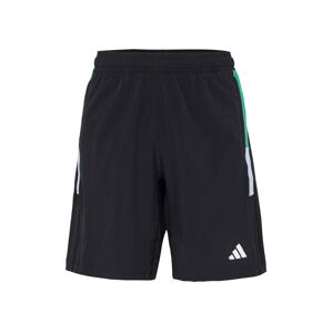 ADIDAS PERFORMANCE Športové nohavice  zelená / čierna / biela