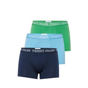 Tommy Jeans Boxerky  námornícka modrá / svetlomodrá / trávovo zelená / biela