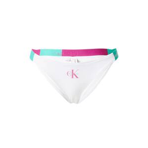 Calvin Klein Swimwear Bikinové nohavičky 'CHEEKY'  nefritová / pitaya / biela