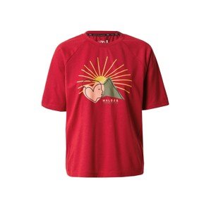 Maloja Funkčné tričko 'Dambel'  žltá / sivá / ružová / červená