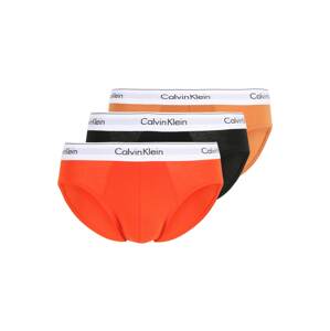Calvin Klein Underwear Nohavičky  oranžová / tmavooranžová / čierna / biela