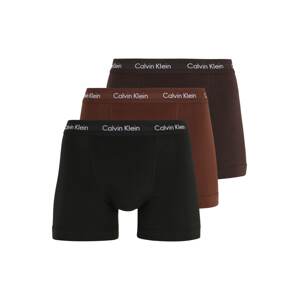 Calvin Klein Underwear Boxerky  hnedá / pueblo / čierna / biela