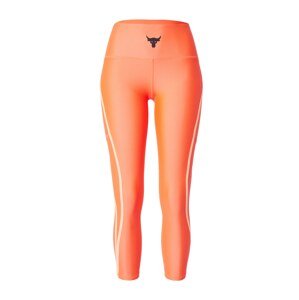 UNDER ARMOUR Športové nohavice 'Rock'  broskyňová / oranžovo červená / čierna