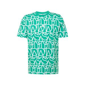 ADIDAS SPORTSWEAR Funkčné tričko 'Script'  zelená / biela