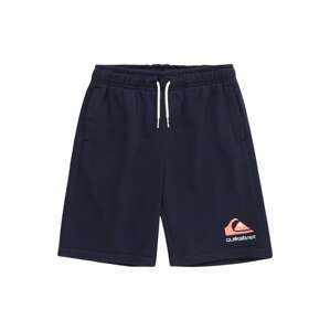 QUIKSILVER Športové nohavice 'EASY DAY'  námornícka modrá / koralová / biela