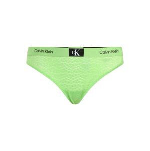 Calvin Klein Underwear Plus Tangá  svetlozelená / čierna