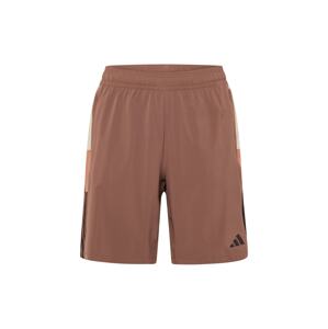 ADIDAS PERFORMANCE Športové nohavice  hnedá / rosé / čierna / biela