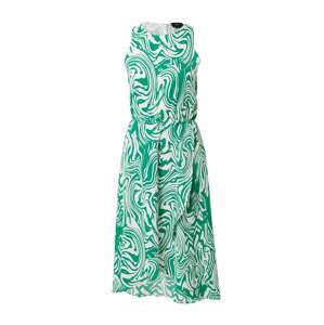 AX Paris Letné šaty  zelená / biela