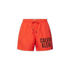Calvin Klein Underwear Plavecké šortky  oranžová / čierna