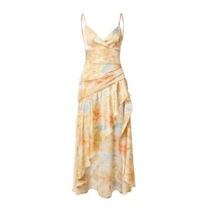 Bardot Letné šaty 'KALANI'  medová / petrolejová / marhuľová / prírodná biela