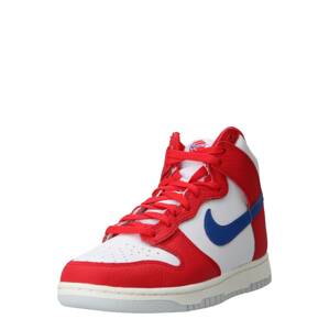 Nike Sportswear Členkové tenisky 'DUNK HI RETRO'  kobaltovomodrá / červená / biela