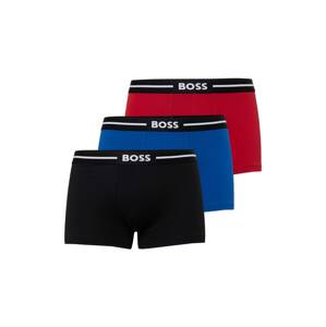 BOSS Black Boxerky 'Bold'  kráľovská modrá / červená / čierna / šedobiela