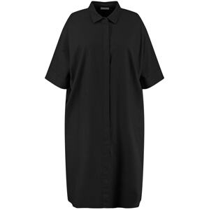 SAMOON Košeľové šaty  čierna