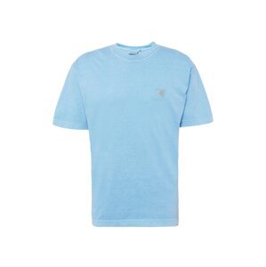 Carhartt WIP Tričko 'Nelson'  nebesky modrá / svetlohnedá