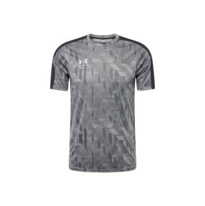 UNDER ARMOUR Funkčné tričko 'Challenger'  sivá / antracitová / biela