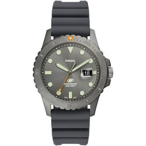 FOSSIL Analógové hodinky  sivá / pastelovo zelená