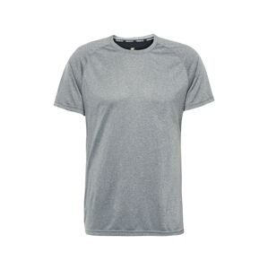 Rukka Funkčné tričko 'MALIKO'  sivá melírovaná / čierna