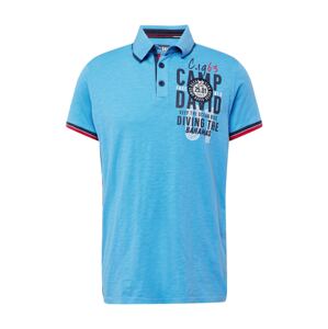 CAMP DAVID Tričko  tmavomodrá / modrá melírovaná / červená / biela