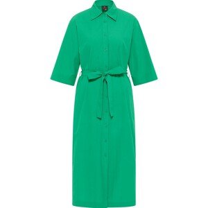 DreiMaster Klassik Košeľové šaty  zelená