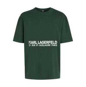 Karl Lagerfeld Tričko  zelená / biela