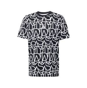 ADIDAS SPORTSWEAR Funkčné tričko 'Script'  čierna / biela